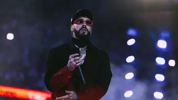 Anuel AA en la Velada del Año 4. Anuel AA en la Velada del Año 4.