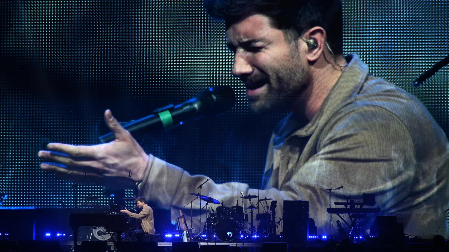 Pablo Alborán durante el concierto Música desde el corazón Pablo Alborán durante el concierto Música desde el corazón