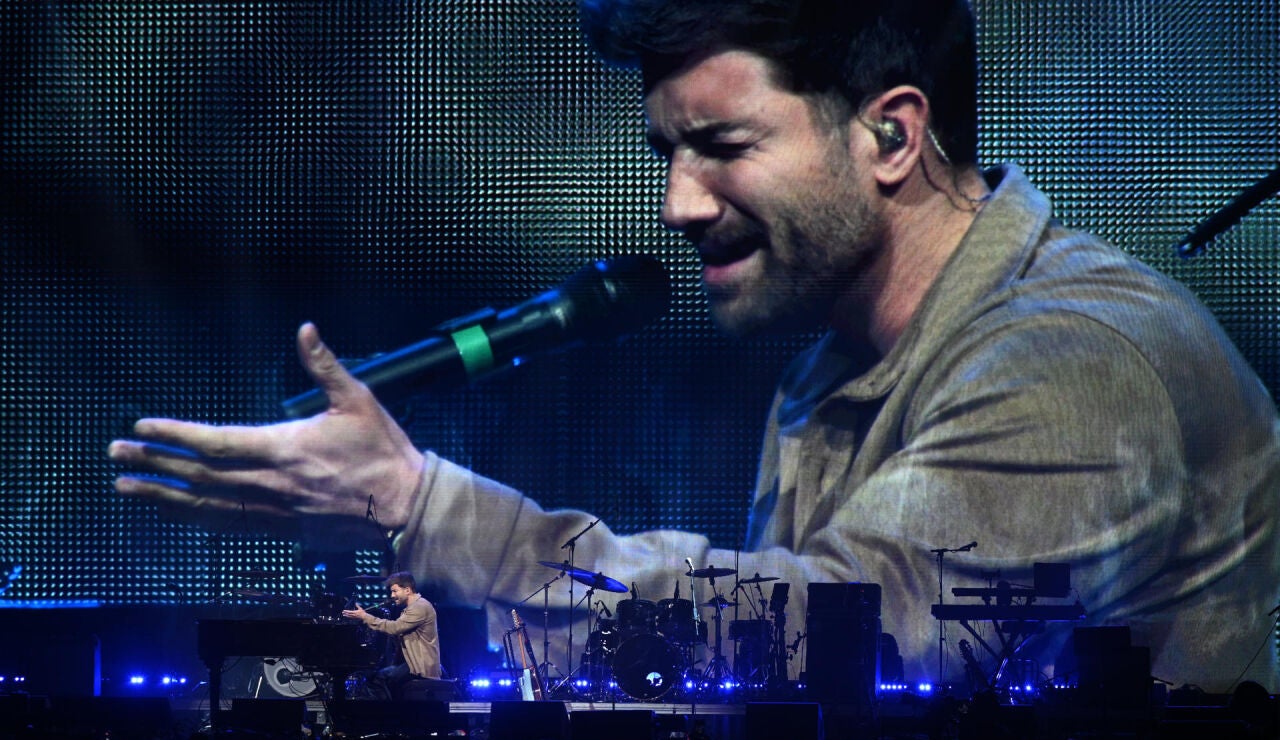 Pablo Albor&aacute;n durante el concierto M&uacute;sica desde el coraz&oacute;n