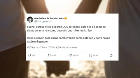 Imagen del tuit viral Imagen del tuit viral