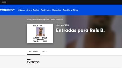 Ticketmaster desvela que la venta de entradas creció un 15% este años con un coste medio de 84 euros