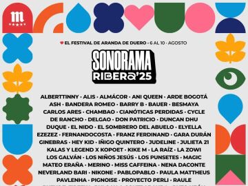 Cartel del Sonorama Ribera 2025