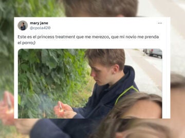 Imagen del tuit viral