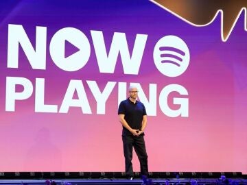 Daniel Ek durante un evento de Spotify en 2024