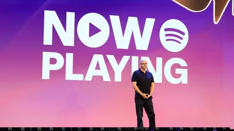 Daniel Ek durante un evento de Spotify en 2024 Daniel Ek durante un evento de Spotify en 2024