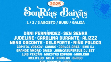 Dani Fernández, Carolina Durante, Judeline y Sen Senra, cabezas de cartel del festival SonRías Baixas 2025