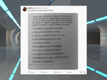 La incre&iacute;ble pregunta de un libro de Psicolog&iacute;a de Bachillerato que se ha vuelto viral