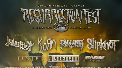 Cartel del 20 aniversario del Resurrection Fest Cartel del 20 aniversario del Resurrection Fest
