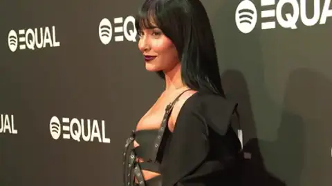 Aitana durante un evento de Equal Aitana durante un evento de Equal