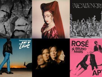 Portadas de The Cure, Chappell Roan, Alcal&aacute; Norte, Conociendo Rusia, Beth Gibbibons y Ros&eacute;