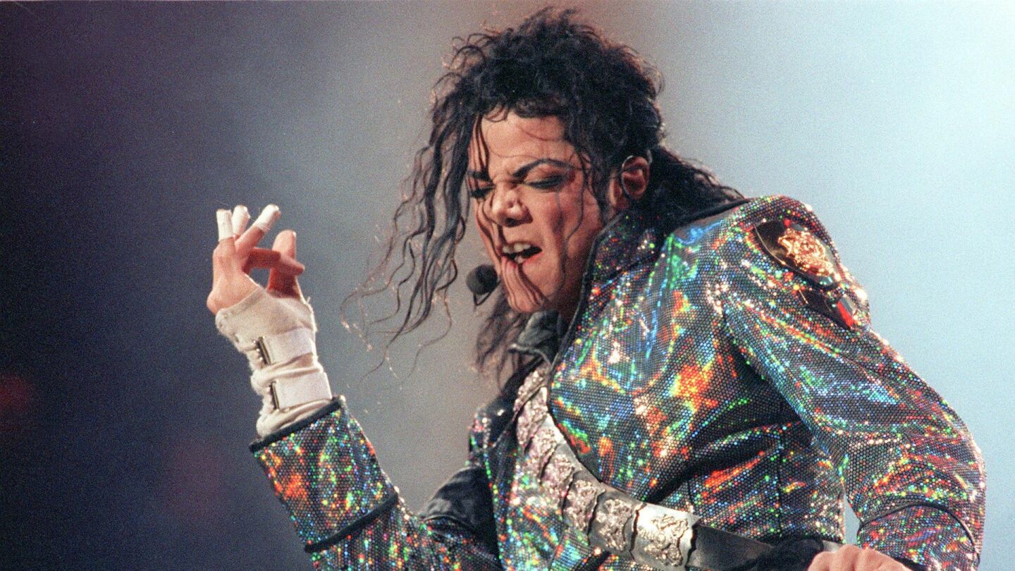 Imagen de 1992 del cantante estadounidense Michael Jackson