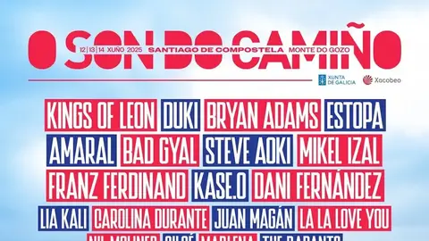 Cartel del O Son Do Camiño 2025 Cartel del O Son Do Camiño 2025