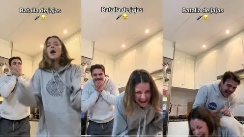 El desternillante video de dos hermanos haciendo una batalla de jajas El desternillante video de dos hermanos haciendo una batalla de jajas