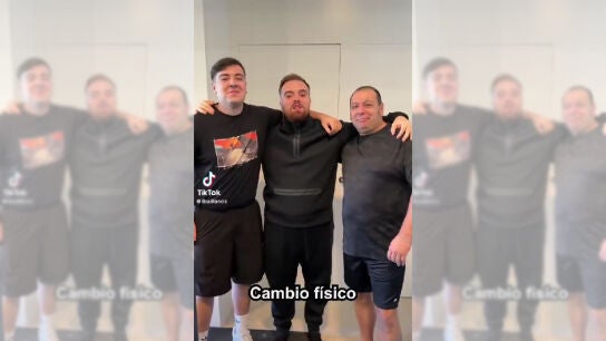 Imagen de Ibai Llanos y su familia en TikTok