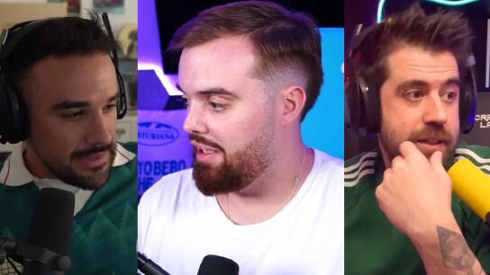 Im&aacute;genes de Ibai Llanos, AuronPlay e IlloJuan en stream en Twitch