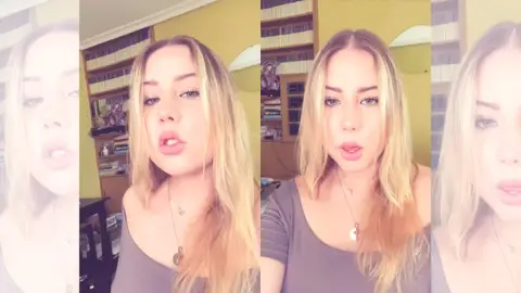La tiktoker Irene Puig. La tiktoker Irene Puig.