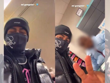 Lamine Yamal, "de inc&oacute;gnito" en el supermercado.
