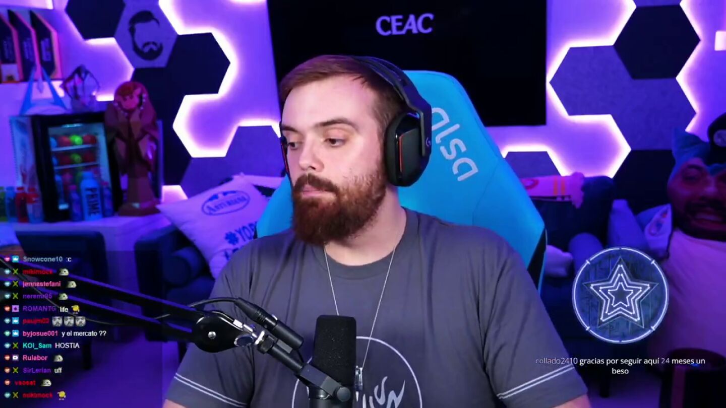Ibai Llanos durante un directo