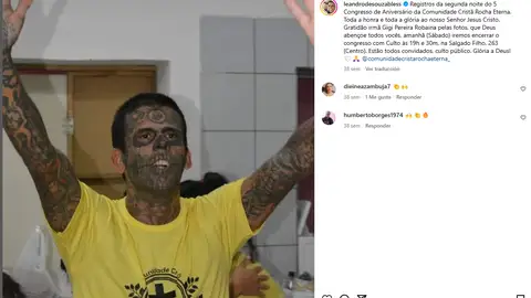 El hombre más tatuado de Brasil se transforma completamente El hombre más tatuado de Brasil se transforma completamente