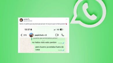 Comparte una conversación de WhatsApp con su padre y todos están aplaudiendo fuerte