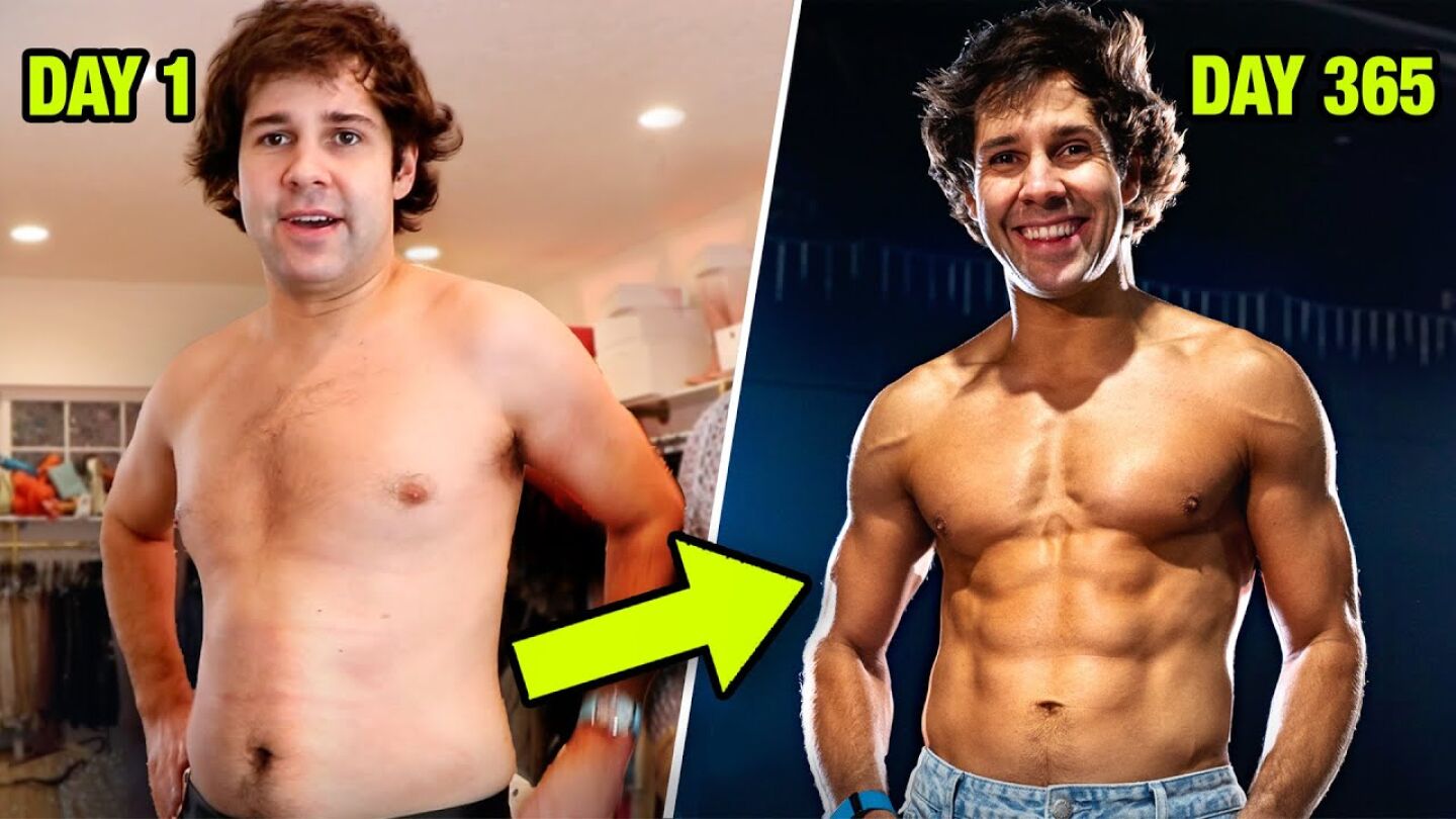 El espectacular cambio f&iacute;sico de David Dobrik