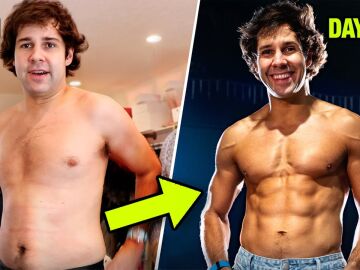 El espectacular cambio f&iacute;sico de David Dobrik