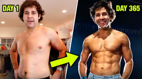 El espectacular cambio físico de David Dobrik El espectacular cambio físico de David Dobrik