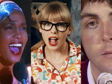 Whitney Houston, Taylor Swift y Paul McCartney en sus videoclips.