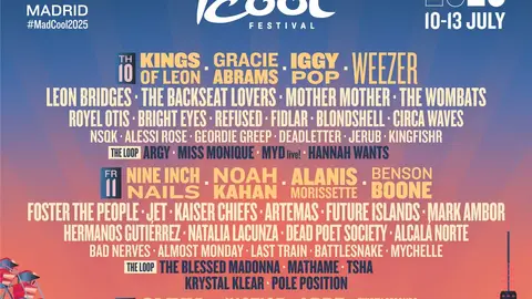 Cartel del Mad Cool 2025 Cartel del Mad Cool 2025