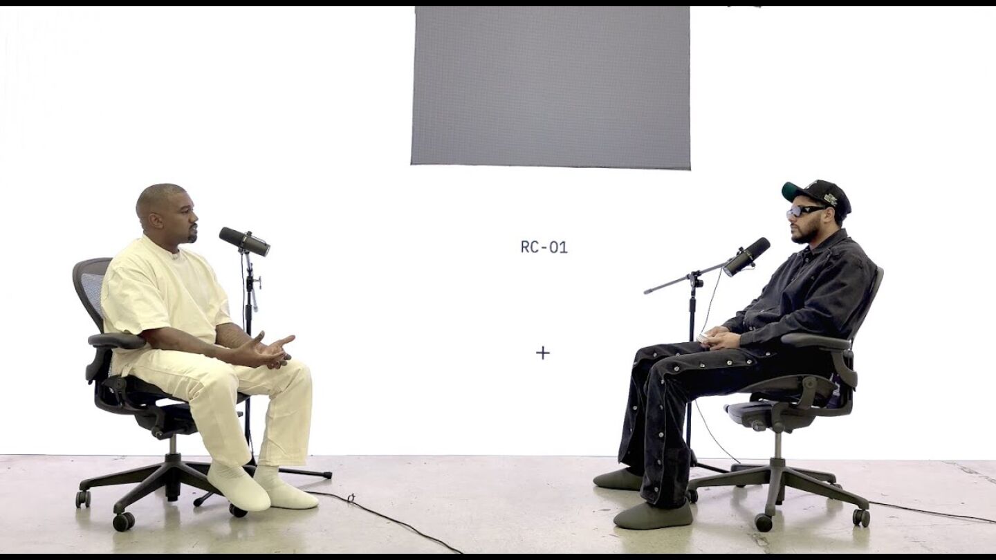 Kanye West en el podcast The Download