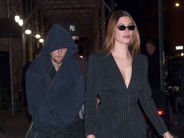 Justin Bieber y Hailey Bieber en Nueva York