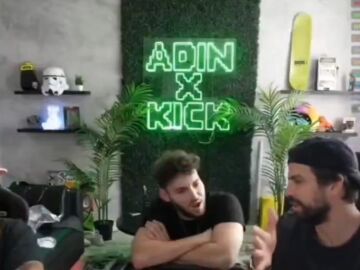 Imagen del stream de Adin Ross