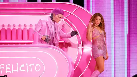 Shakira durante su concierto en Rio de Janeiro v