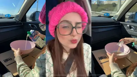 Roro sorprende a sus fans cocinando en un coche Roro sorprende a sus fans cocinando en un coche
