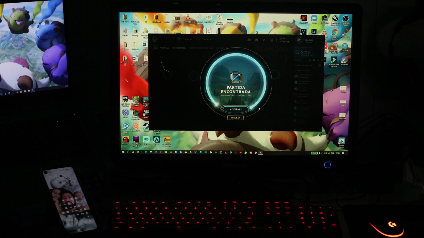 Partida encontrada en League of Legends
