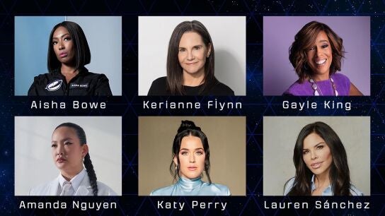 Imagen de la tripulaci&oacute;n femenina que Blue Origin enviara al espacio