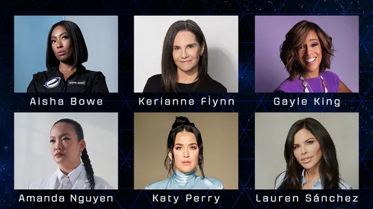 Imagen de la tripulación femenina que Blue Origin enviara al espacio Imagen de la tripulación femenina que Blue Origin enviara al espacio
