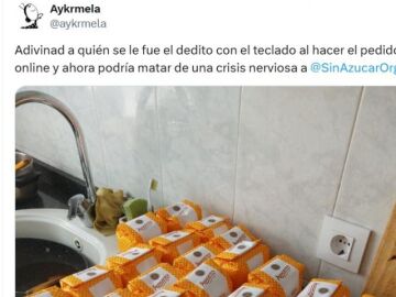 Compr&oacute; por error 36 paquetes de az&uacute;car