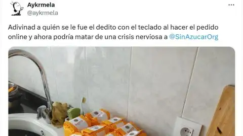 Compró por error 36 paquetes de azúcar Compró por error 36 paquetes de azúcar