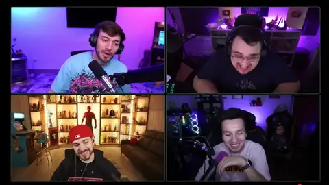Juan Guarnizo en un stream con esos 4 Juan Guarnizo en un stream con esos 4