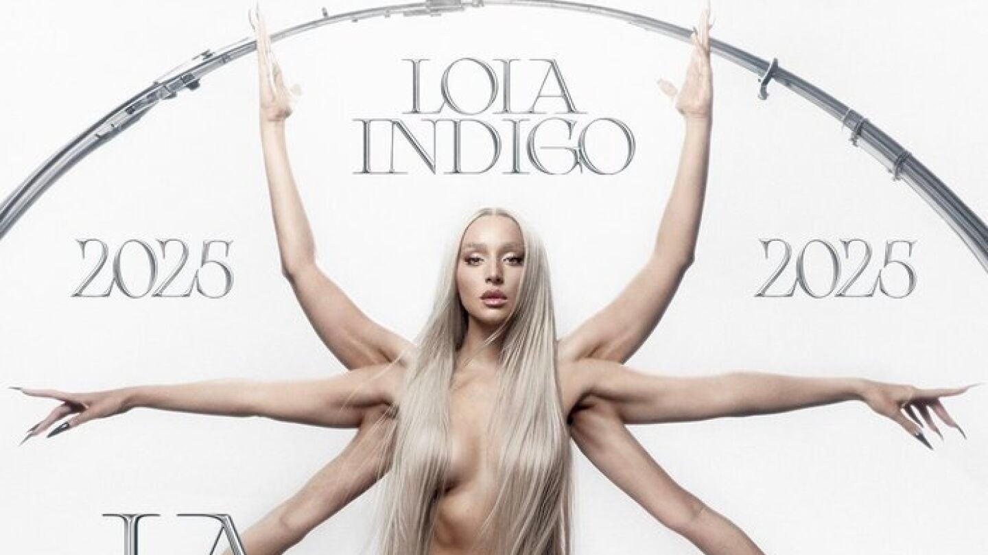 Cartel del concierto de Lola &Iacute;ndigo en el Riyadh Air Metropolitano