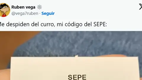 Lo despiden del trabajo y se vuelve viral al compartir lo que sale en su código del SEPE Lo despiden del trabajo y se vuelve viral al compartir lo que sale en su código del SEPE