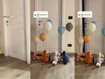 Le prepara a su hijo de dos a&ntilde;os una sorpresa especial con sus mejores amigos