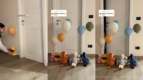Le prepara a su hijo de dos años una sorpresa especial con sus mejores amigos Le prepara a su hijo de dos años una sorpresa especial con sus mejores amigos