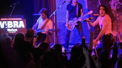 Ultraligera durante su concierto en la Sala Sol Ultraligera durante su concierto en la Sala Sol