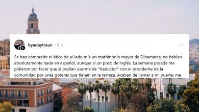 Sus nuevos vecinos daneses le pidieron ayuda como traductor y después le dieron una gran sorpresa