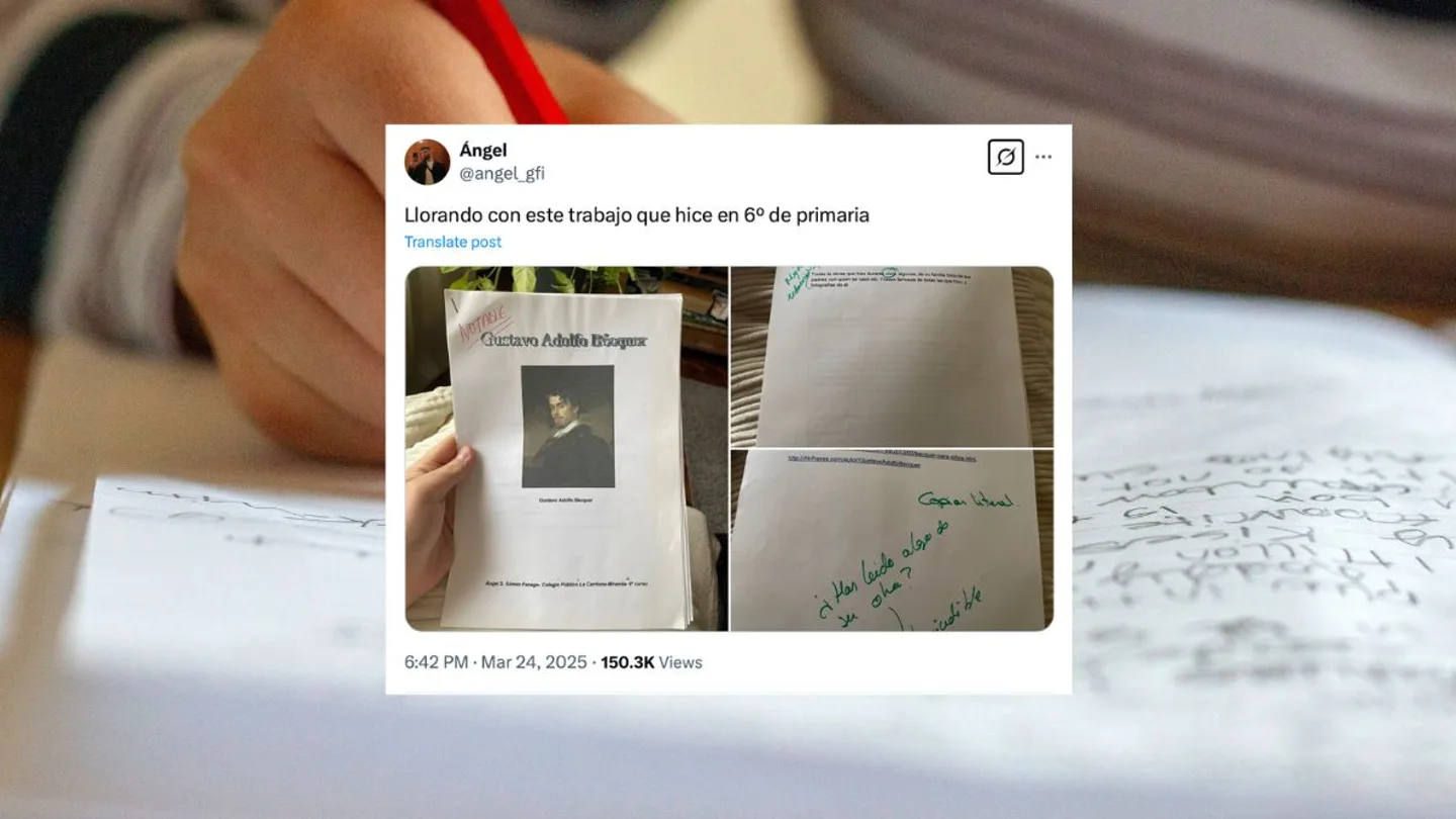 El hilarante trabajo de primaria que se ha vuelto viral en X El hilarante trabajo de primaria que se ha vuelto viral en X