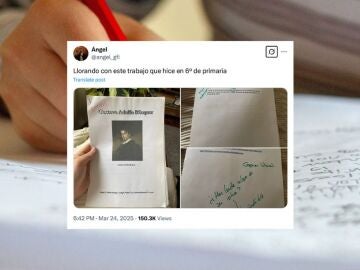 El hilarante trabajo de primaria que se ha vuelto viral en X