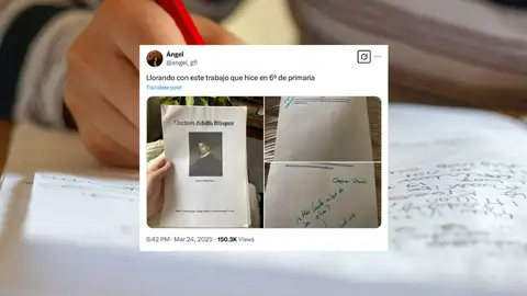El hilarante trabajo de primaria que se ha vuelto viral en X El hilarante trabajo de primaria que se ha vuelto viral en X