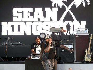 Sean Kingston durante un concierto en 2023